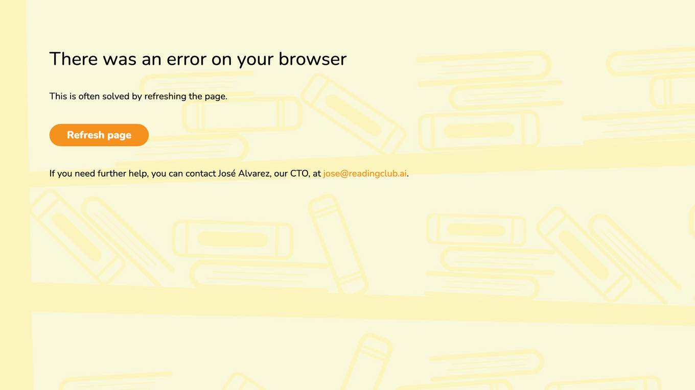 Readingclub.ai Screenshot