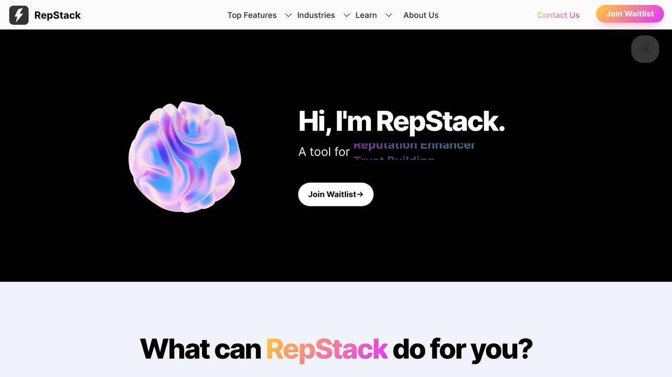 RepStack screenshot