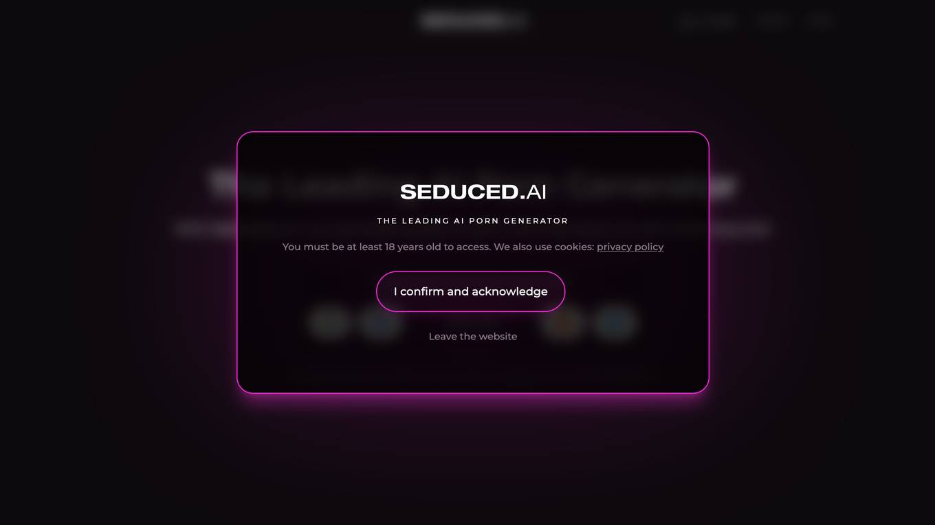 Seduced.AI Screenshot