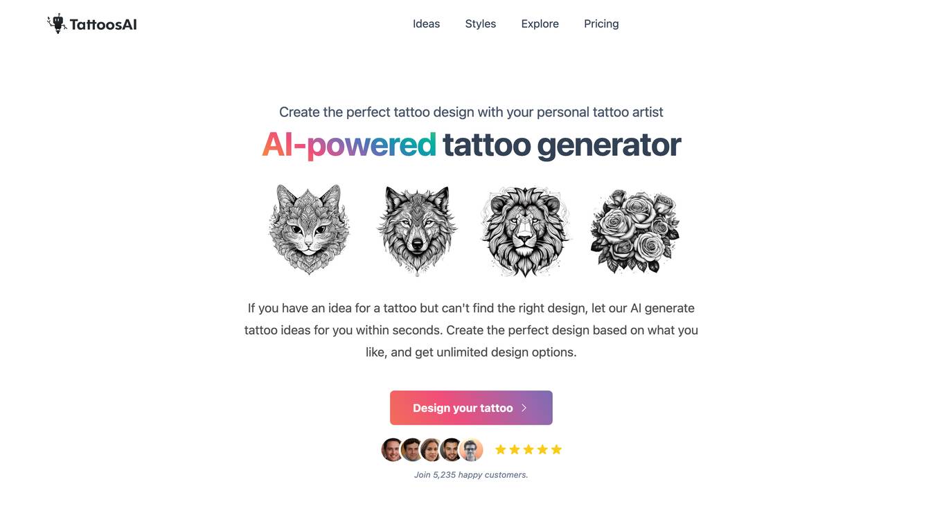 TattoosAI Screenshot