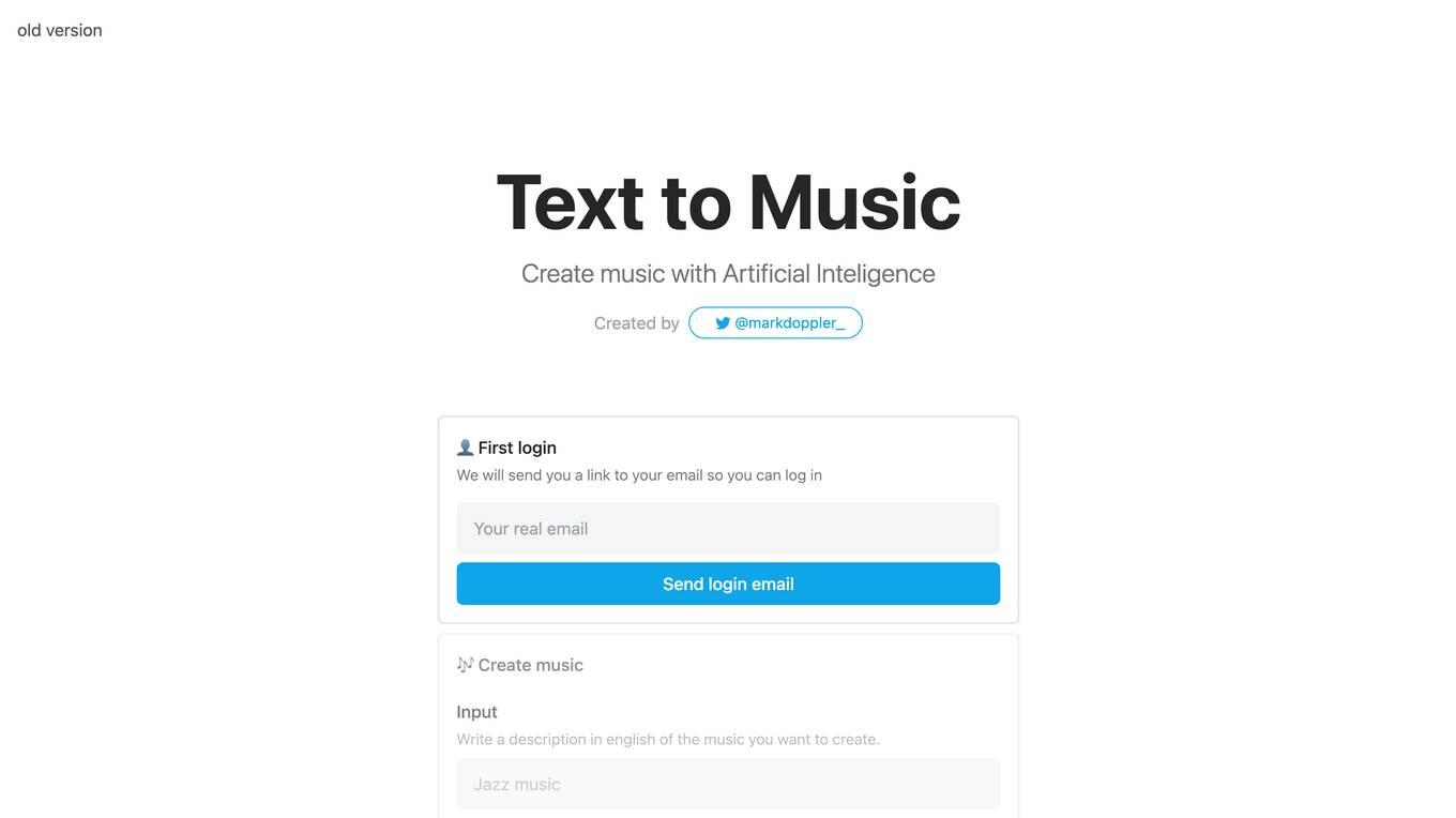 Text to Music Screenshot