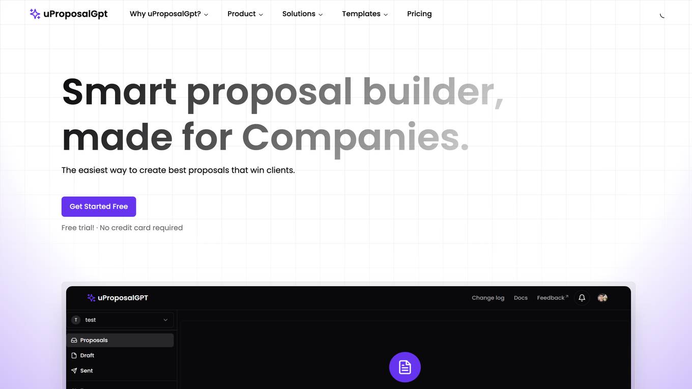 uProposalGpt Screenshot