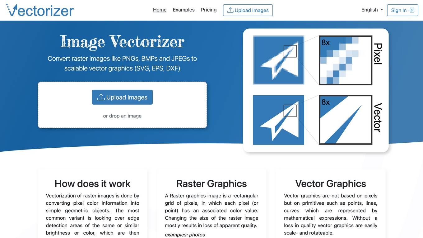 Vectorizer.io Screenshot