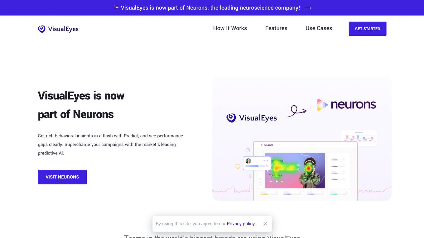 VisualEyes screenshot