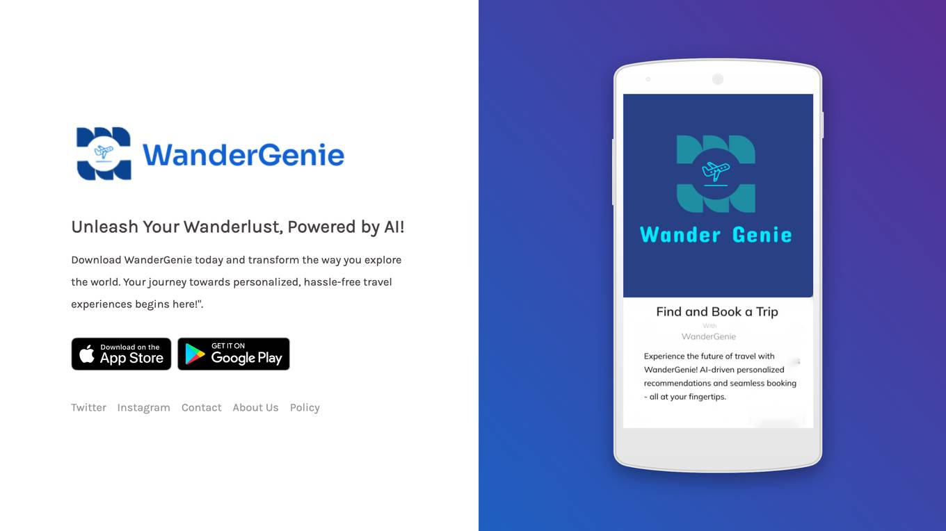 WanderGenie screenshot