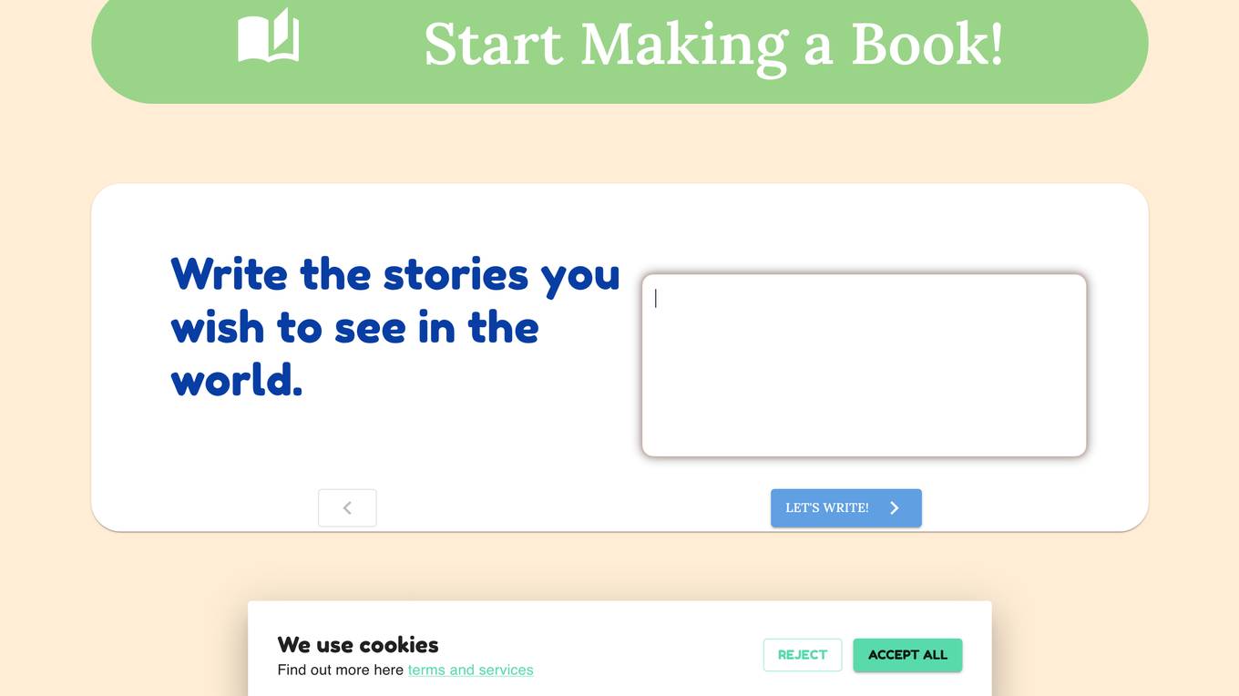 Your Own Story Book screenshot