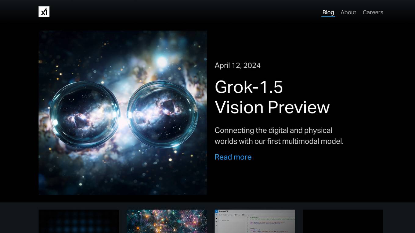 Grok-1.5 Screenshot