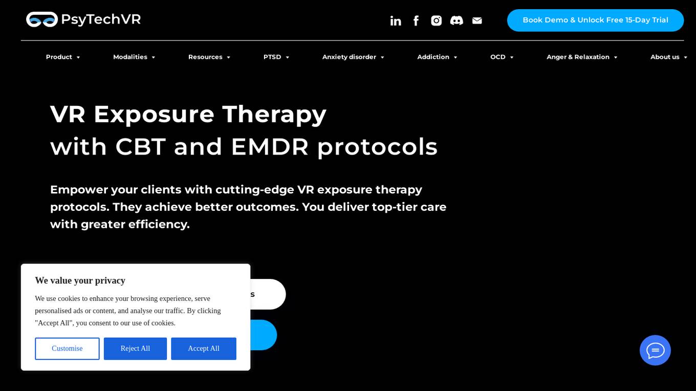 PsyTech VR Therapy Screenshot