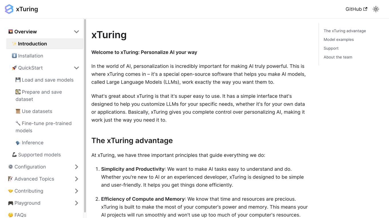 xTuring Screenshot