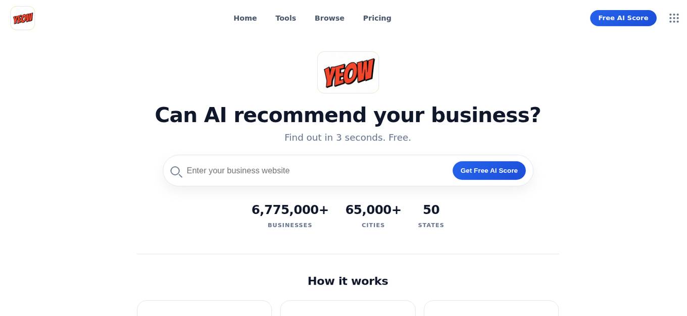 Yeow.ai Screenshot