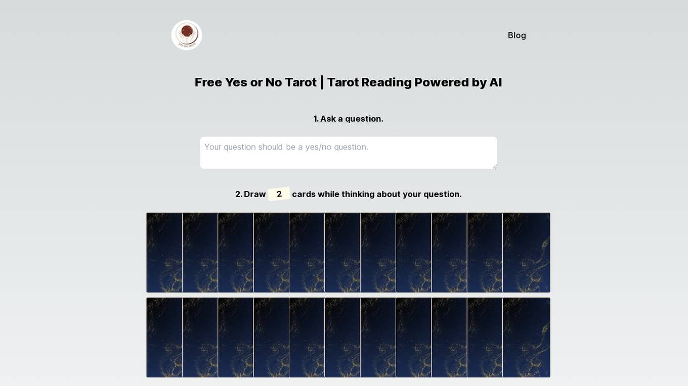 Free Yes or No Tarot screenshot