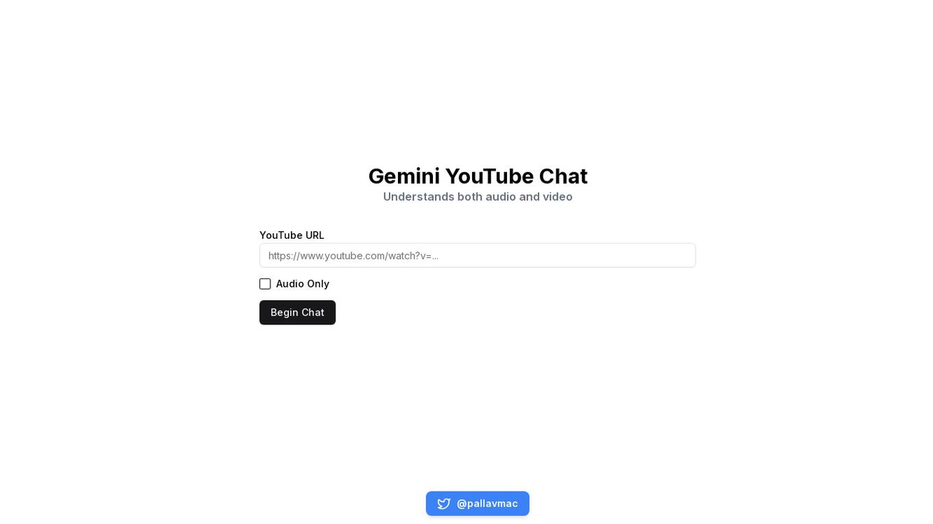 Gemini YouTube Chat Screenshot