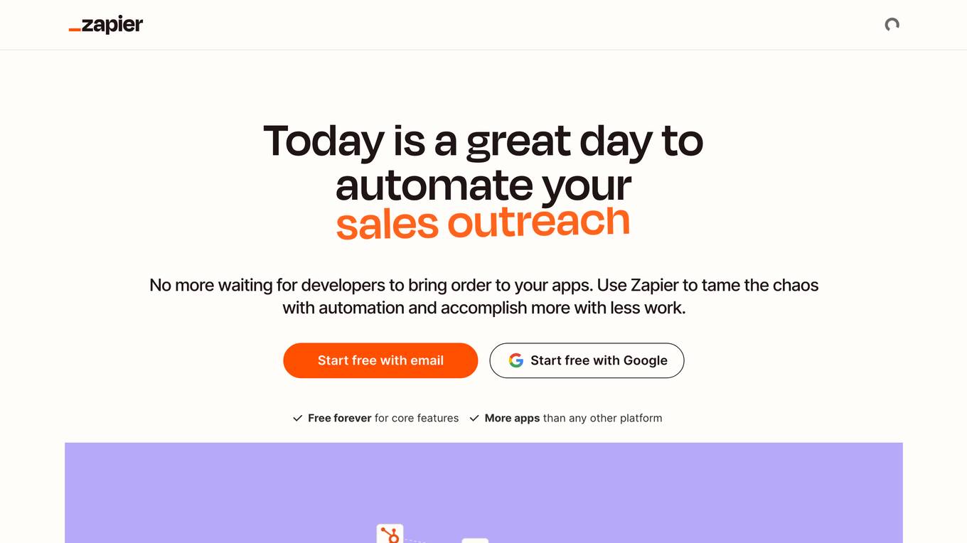 Zapier Screenshot