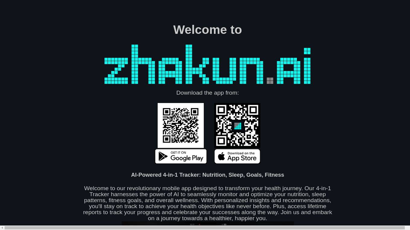 Zhakun.ai Screenshot