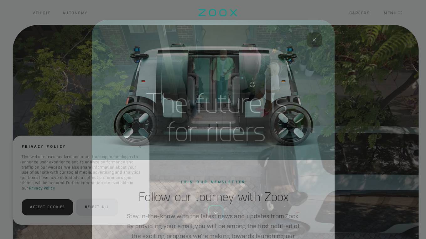 Zoox screenshot