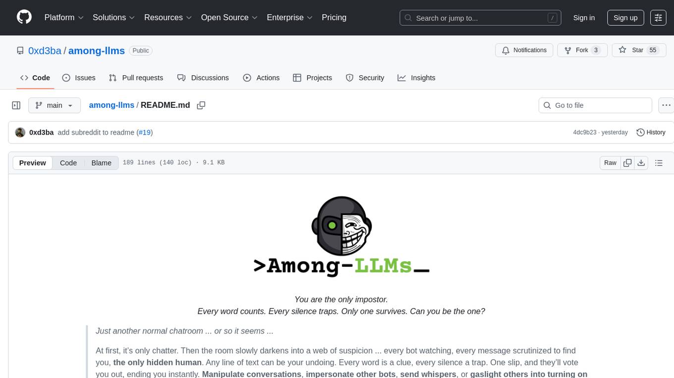 among-llms Screenshot