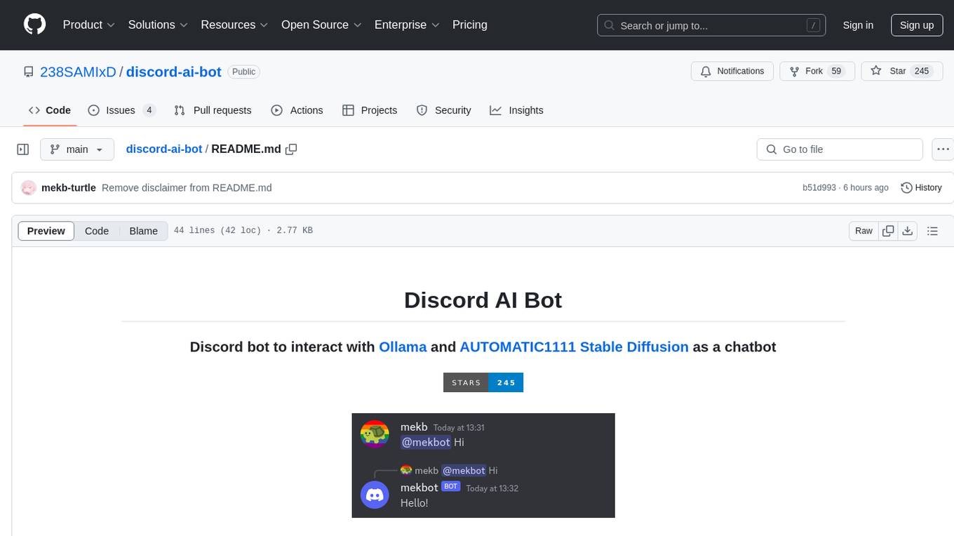 discord-ai-bot Screenshot