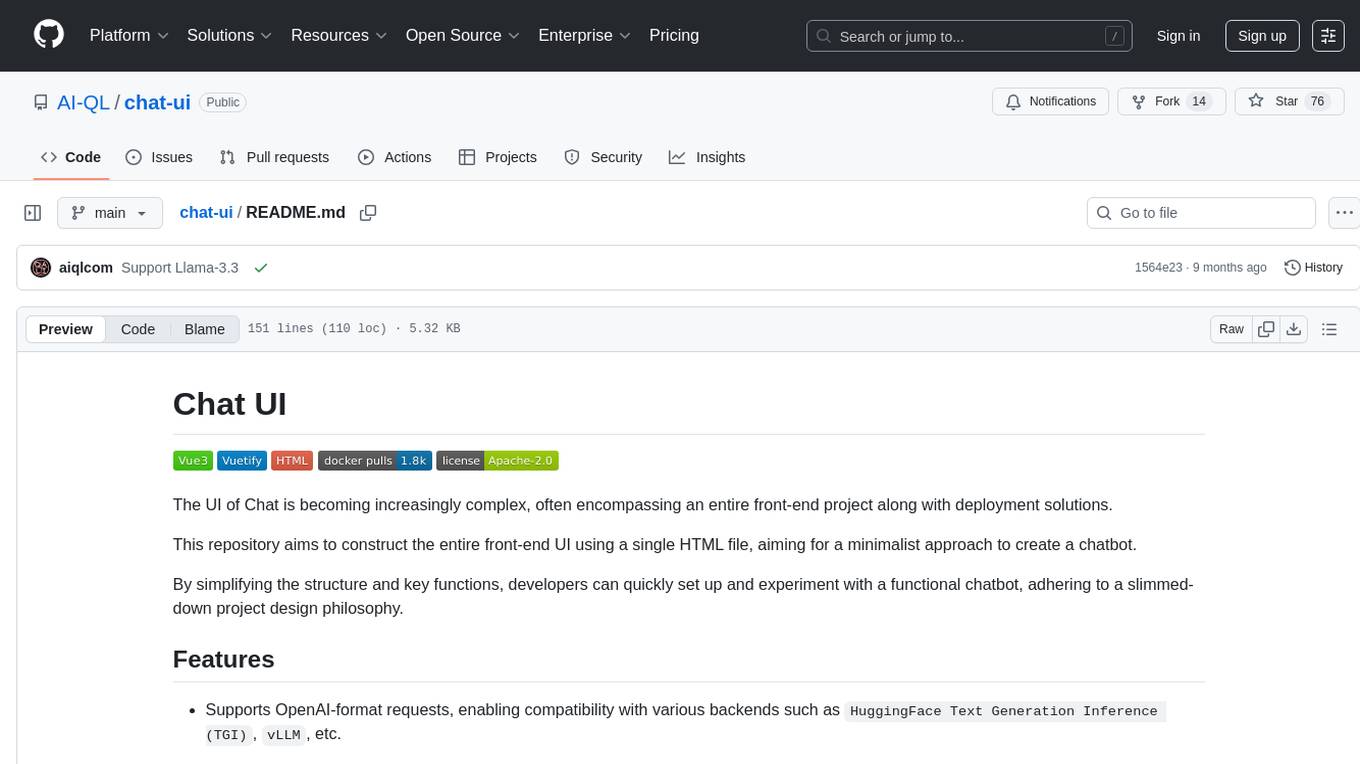 chat-ui Screenshot