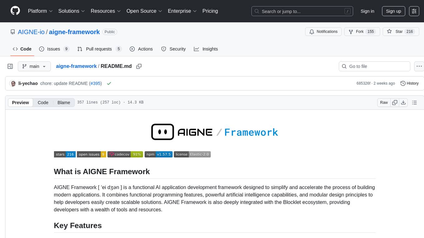 aigne-framework Screenshot