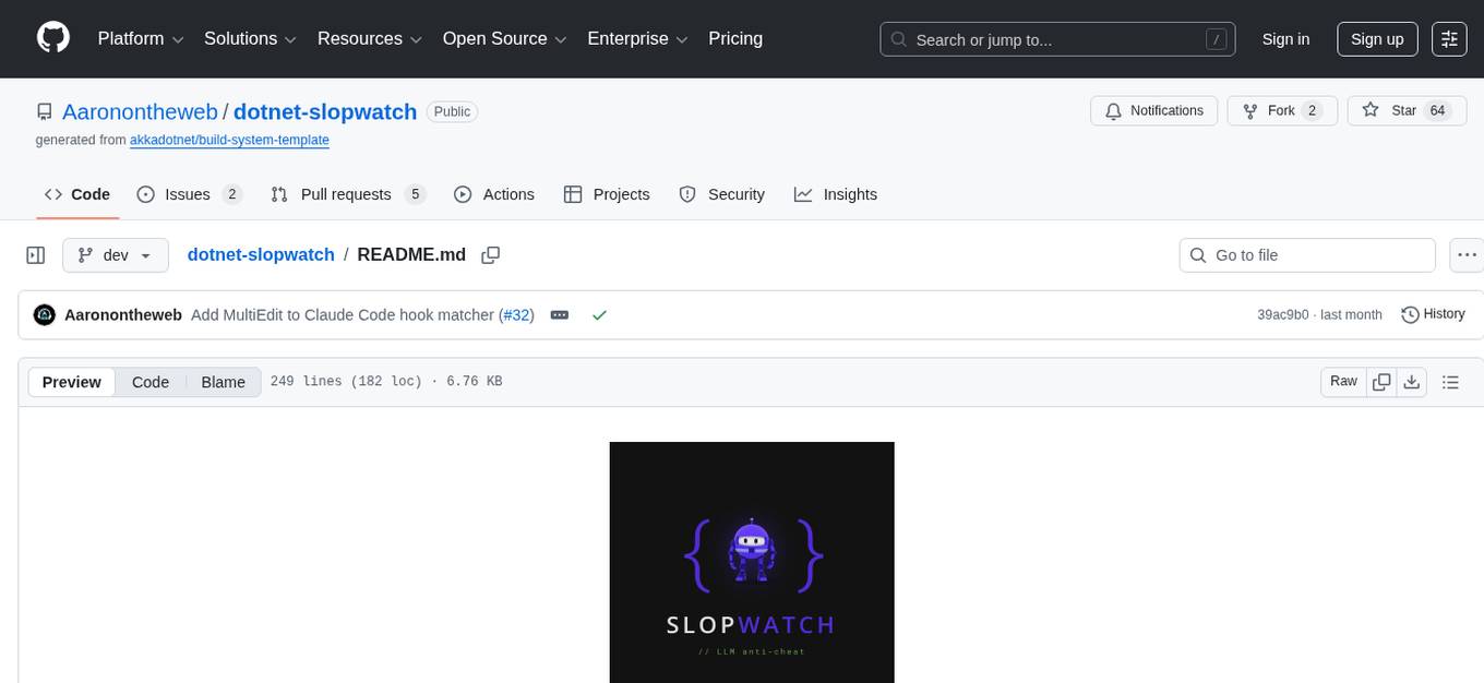 dotnet-slopwatch Screenshot