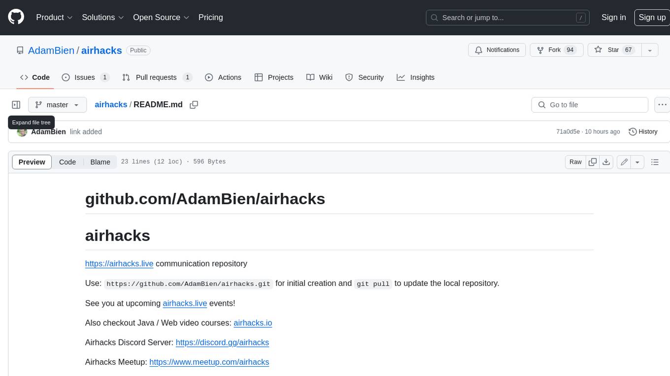 airhacks Screenshot