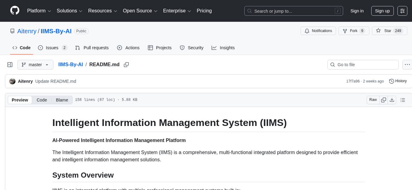 IIMS-By-AI Screenshot