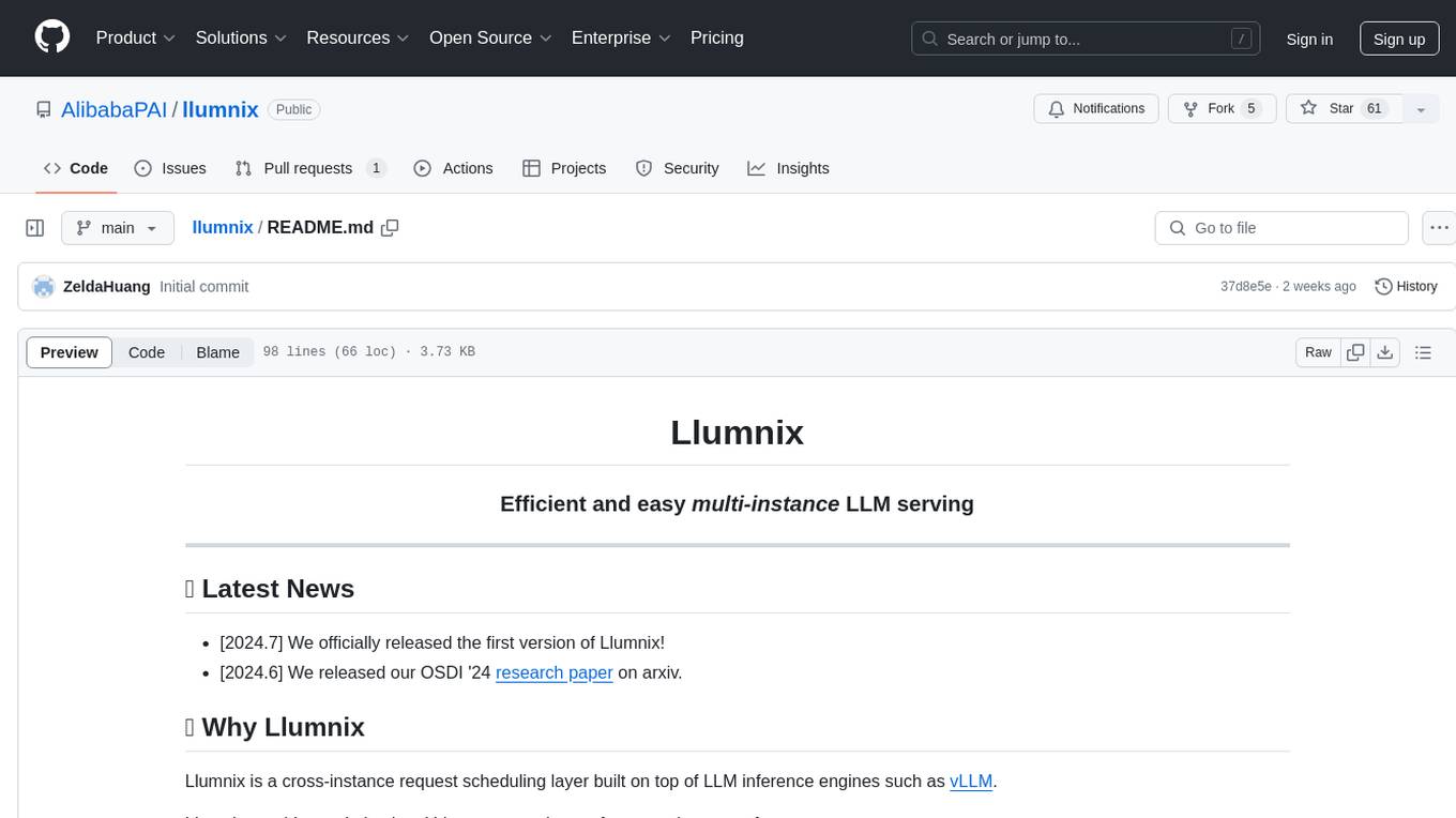 llumnix Screenshot