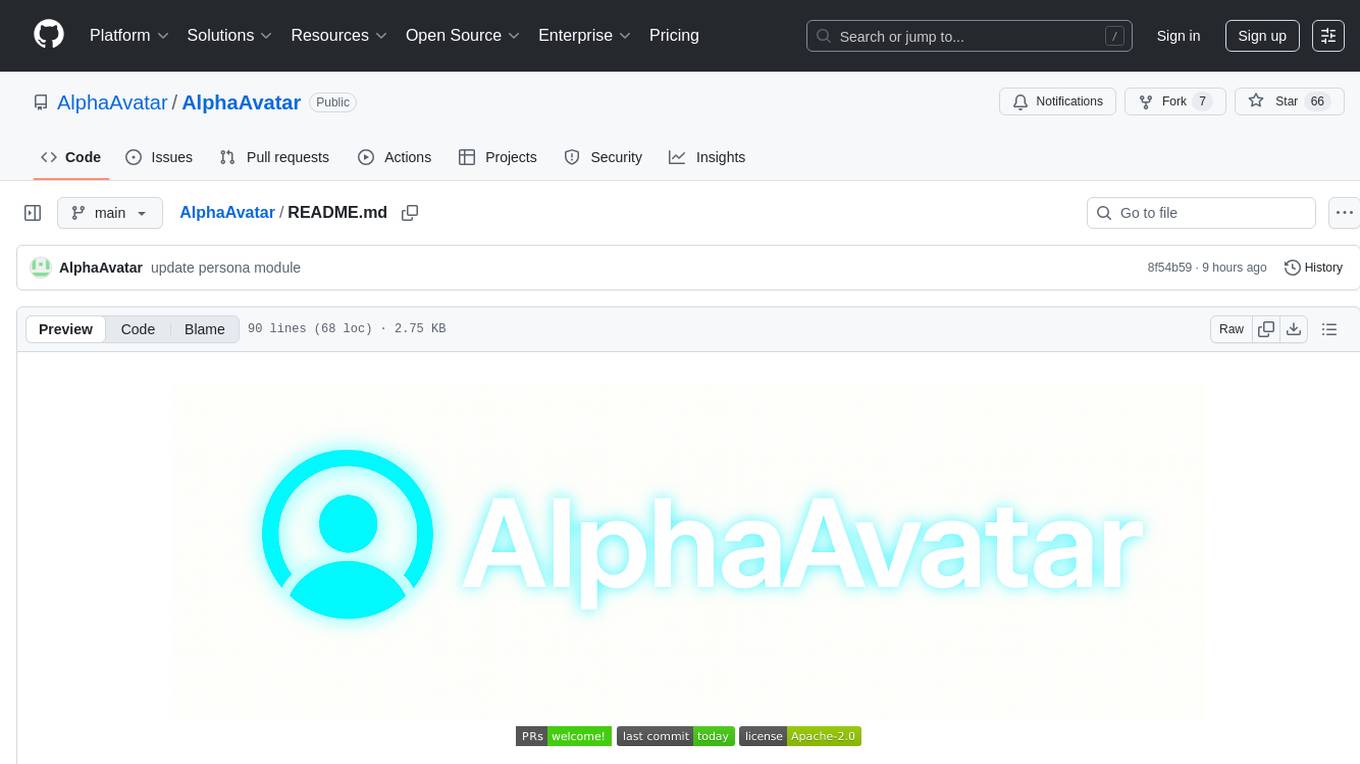 AlphaAvatar Screenshot