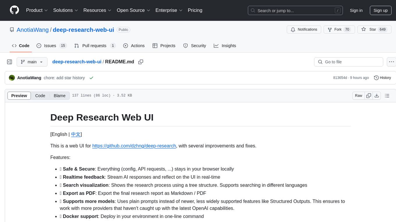 deep-research-web-ui Screenshot