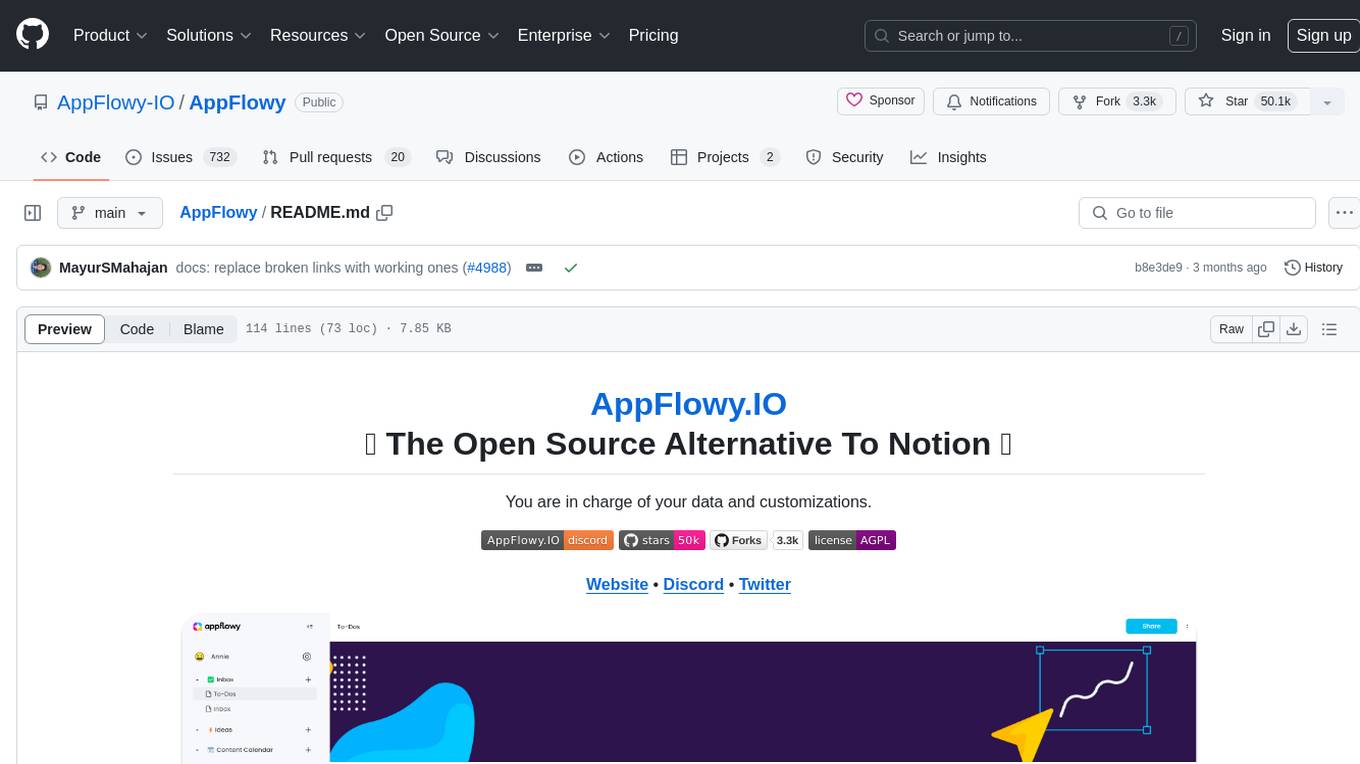 AppFlowy Screenshot