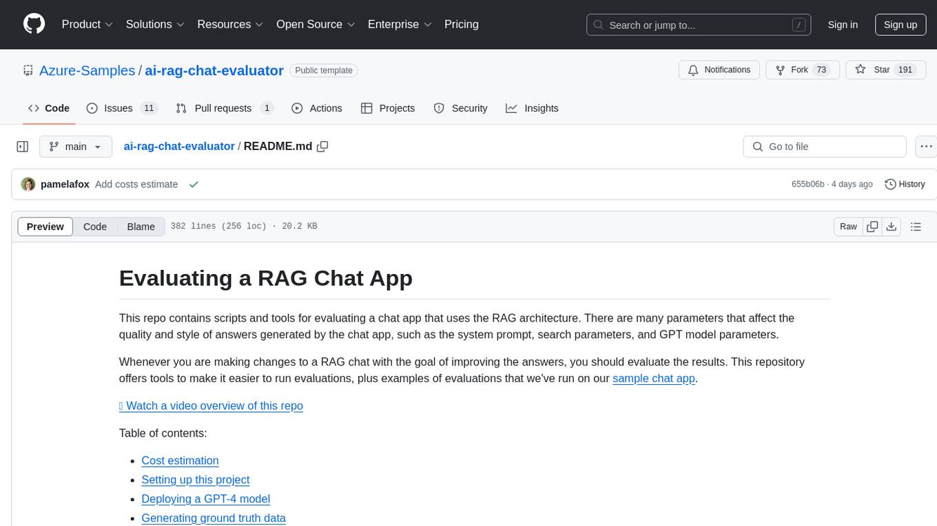 ai-rag-chat-evaluator Screenshot