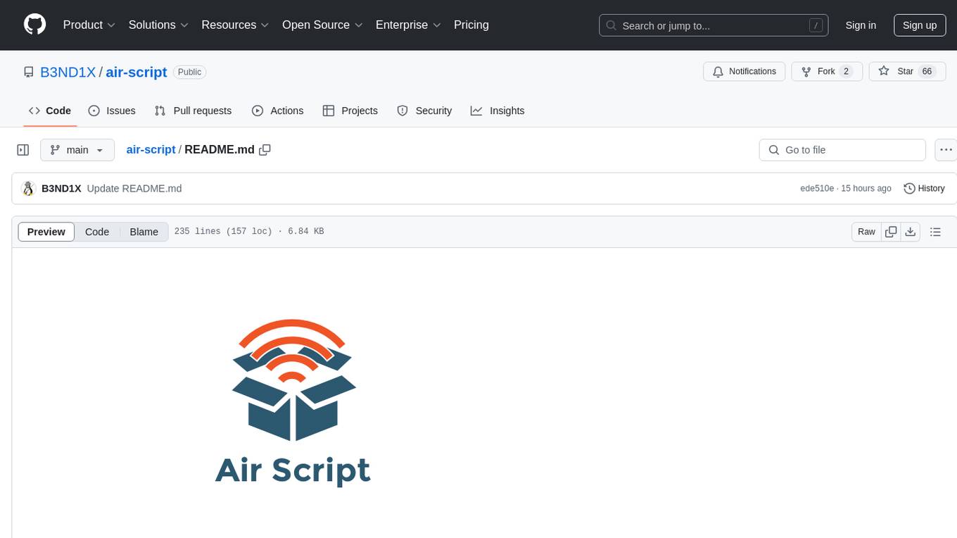 air-script Screenshot