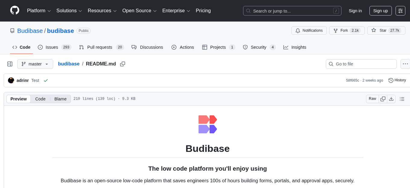 budibase Screenshot
