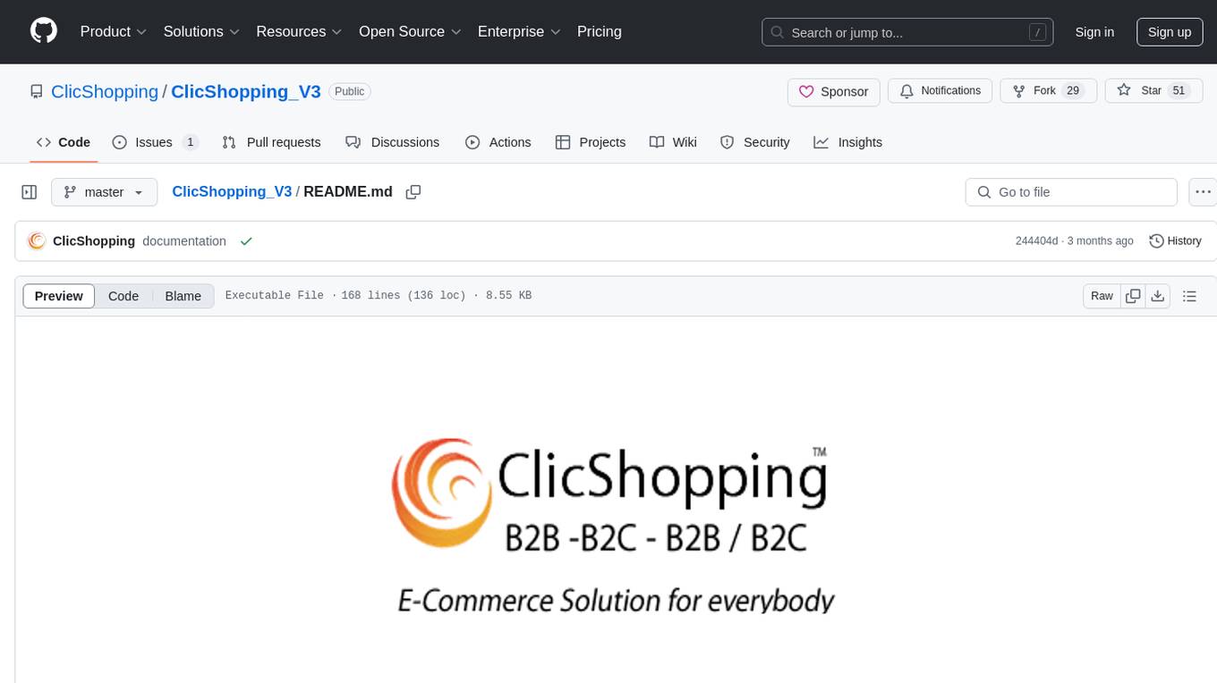 ClicShopping_V3 Screenshot