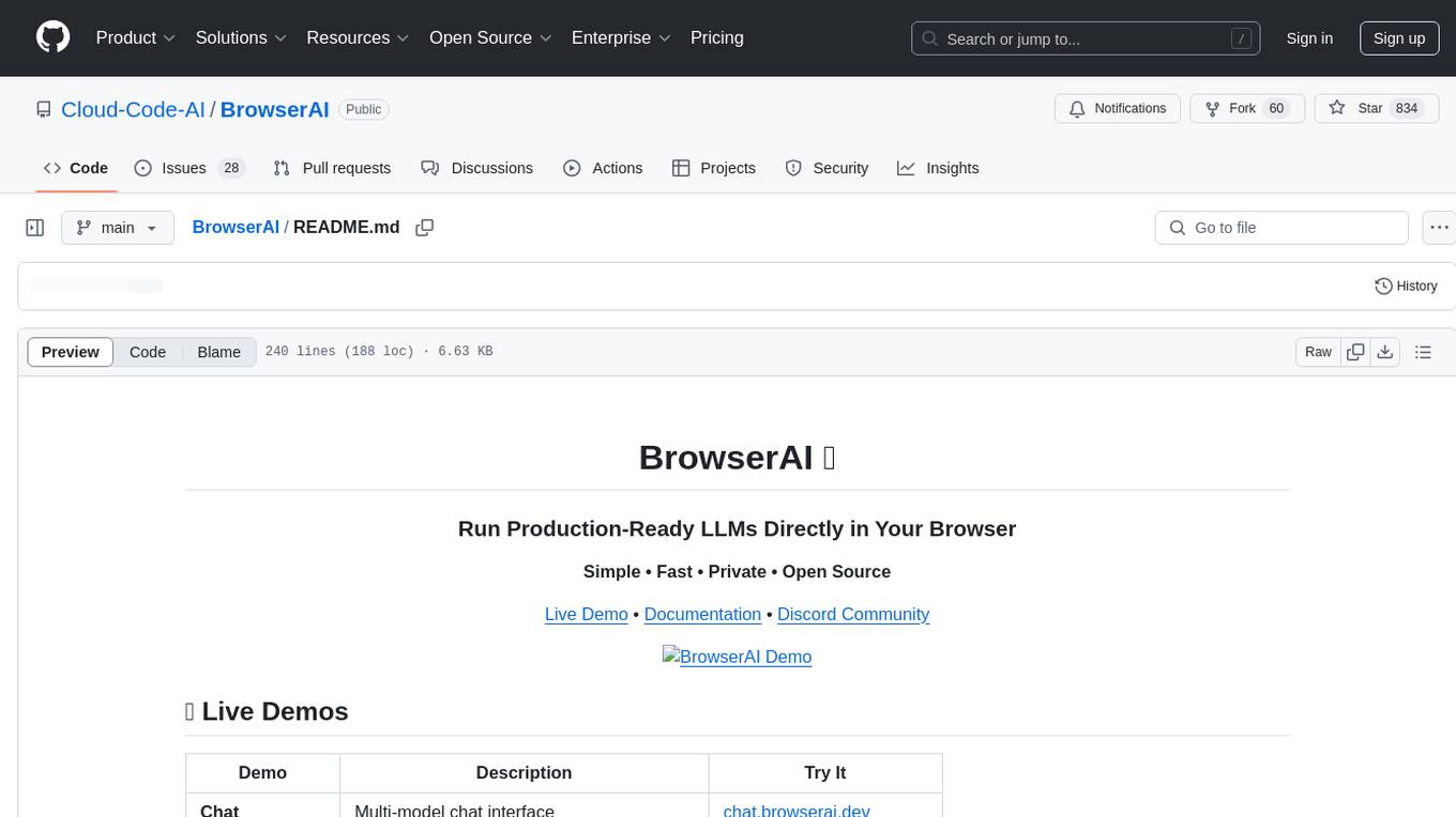 BrowserAI Screenshot