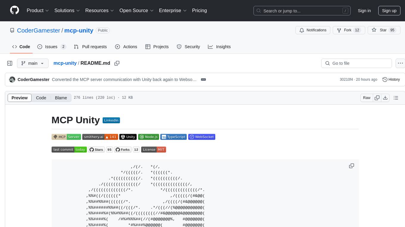 mcp-unity Screenshot