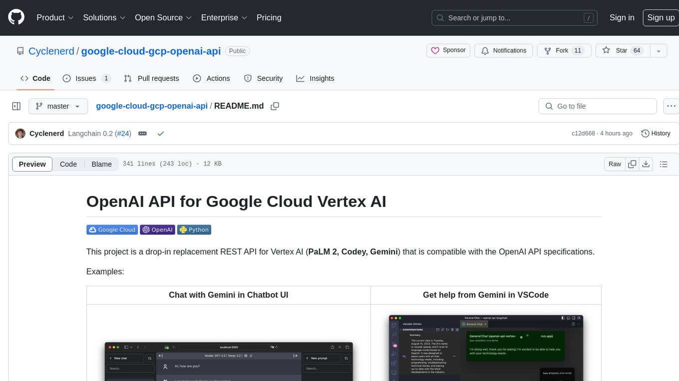 google-cloud-gcp-openai-api Screenshot