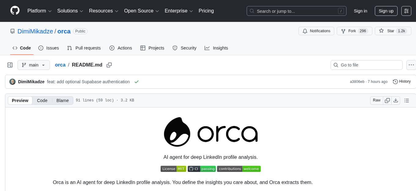 orca Screenshot