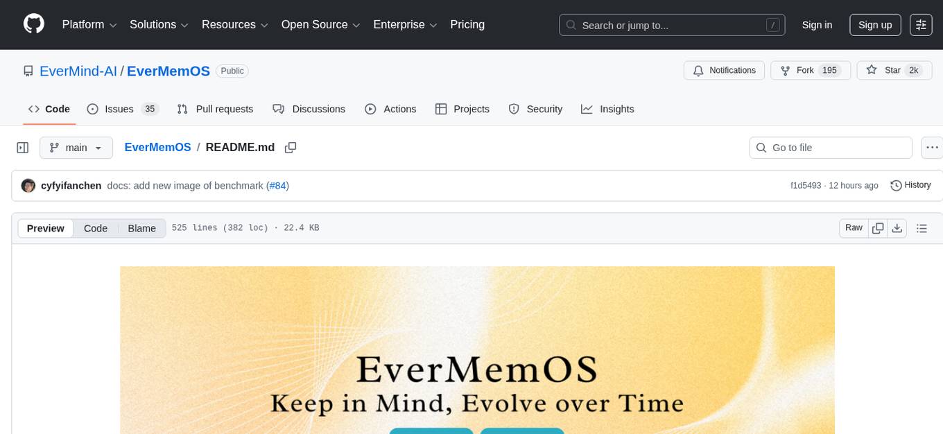 EverMemOS Screenshot