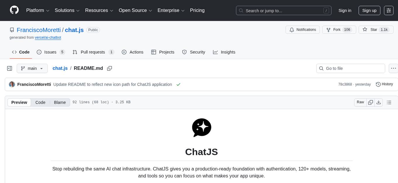 chat.js Screenshot