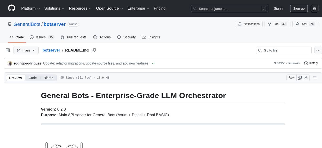 botserver Screenshot