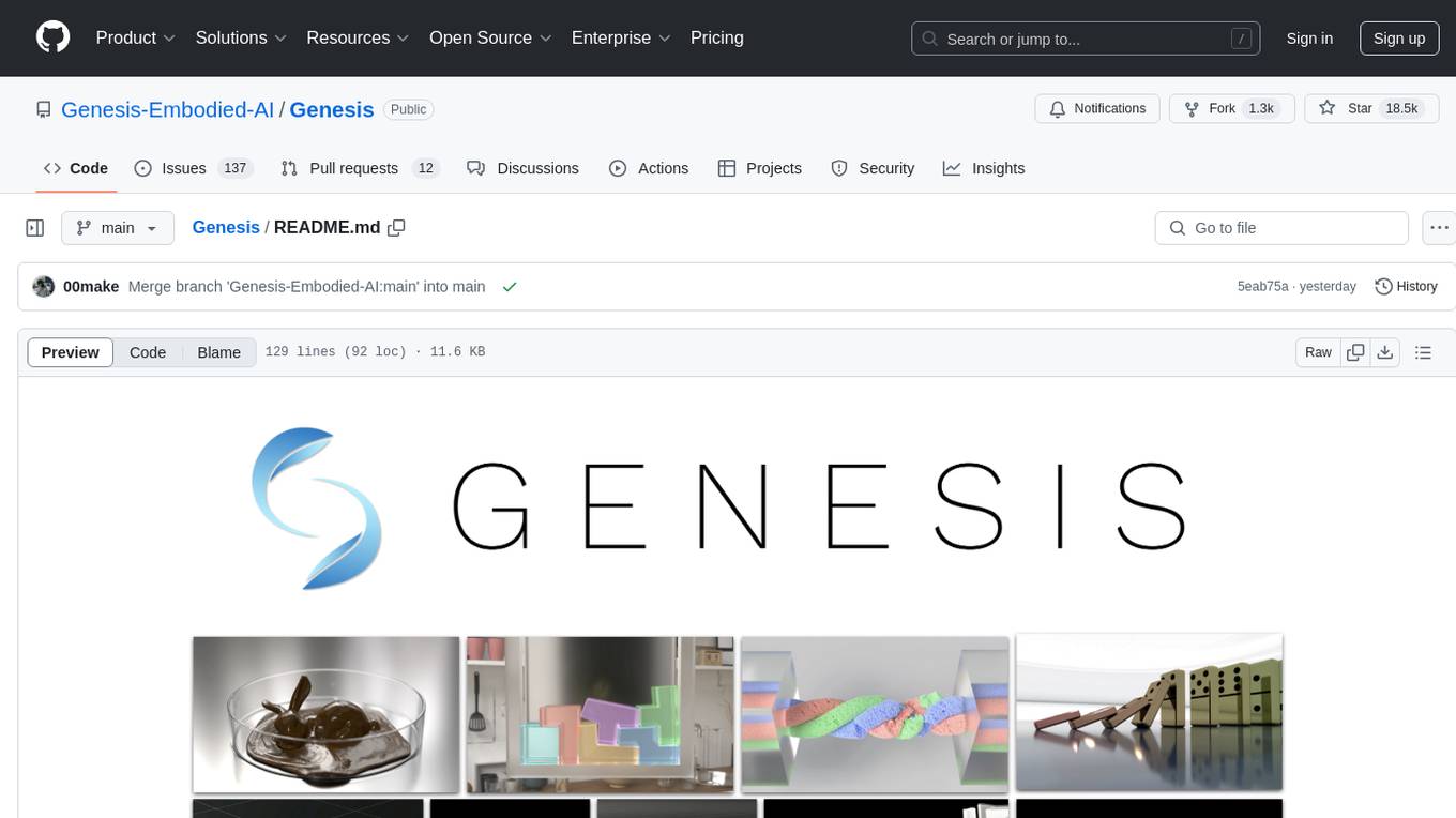 Genesis Screenshot