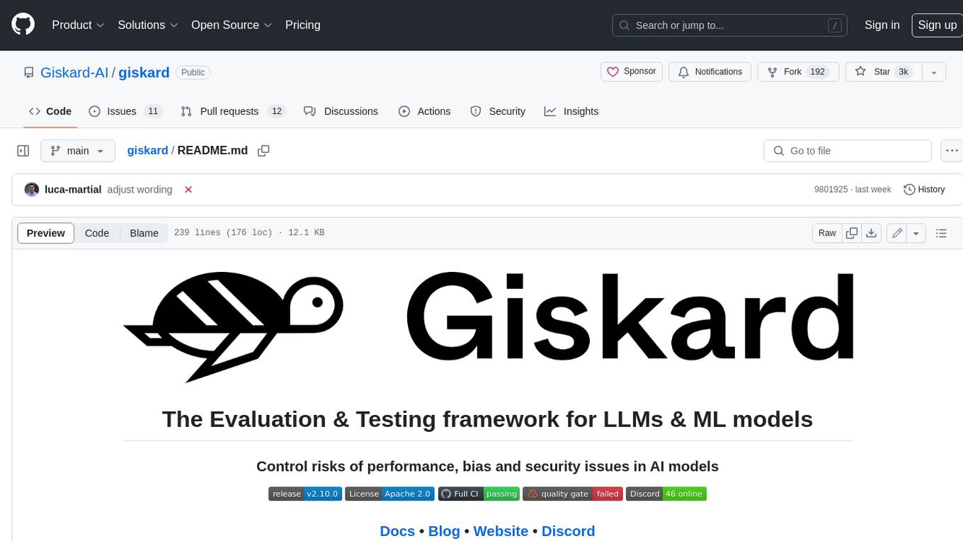 giskard Screenshot