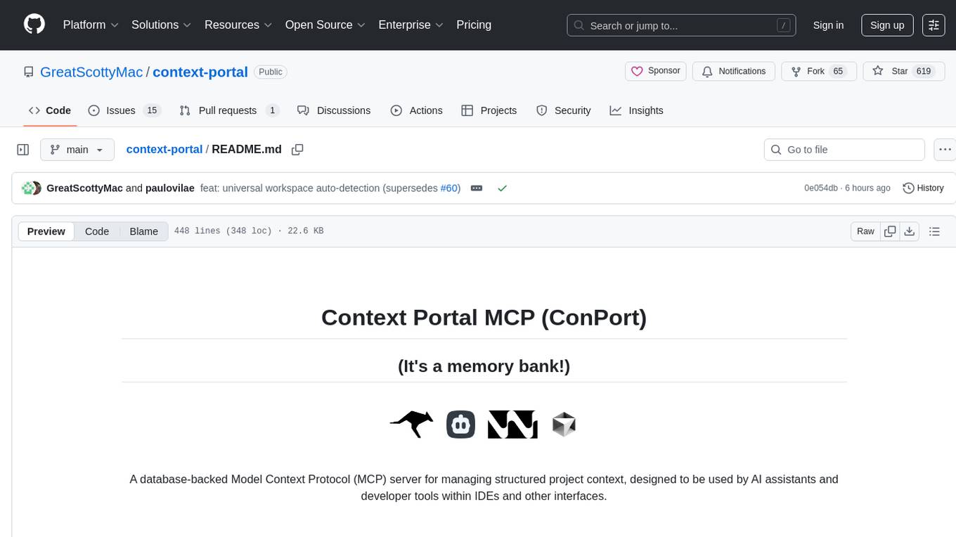 context-portal Screenshot