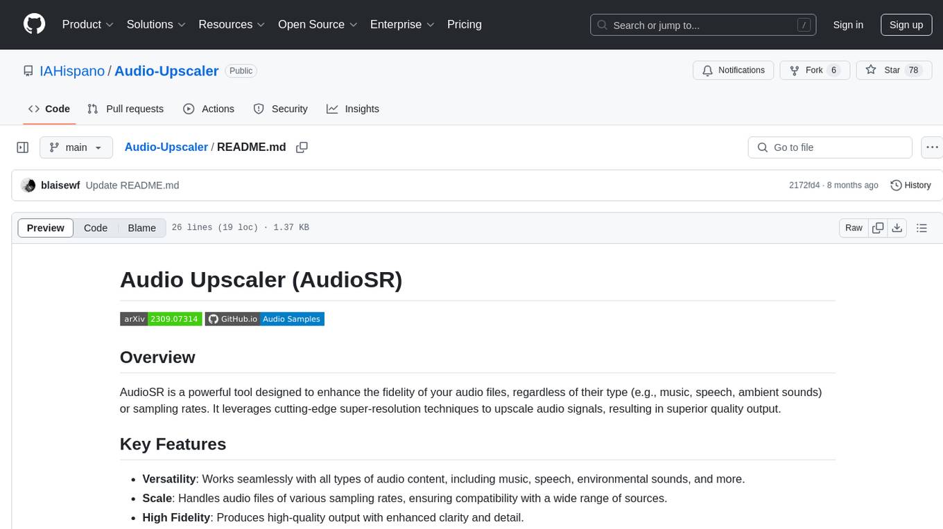 Audio-Upscaler Screenshot