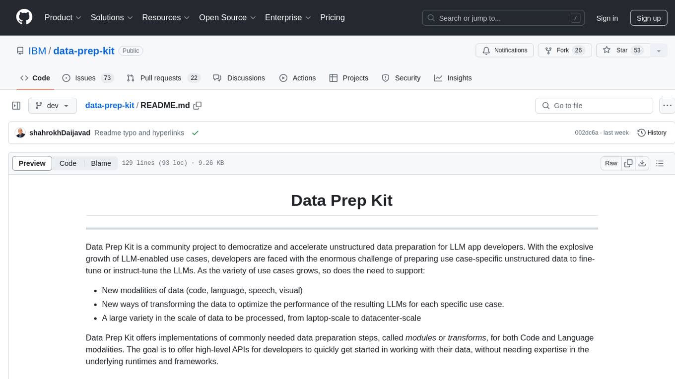 data-prep-kit Screenshot