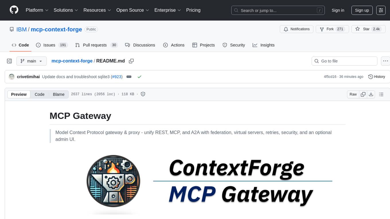 mcp-context-forge Screenshot