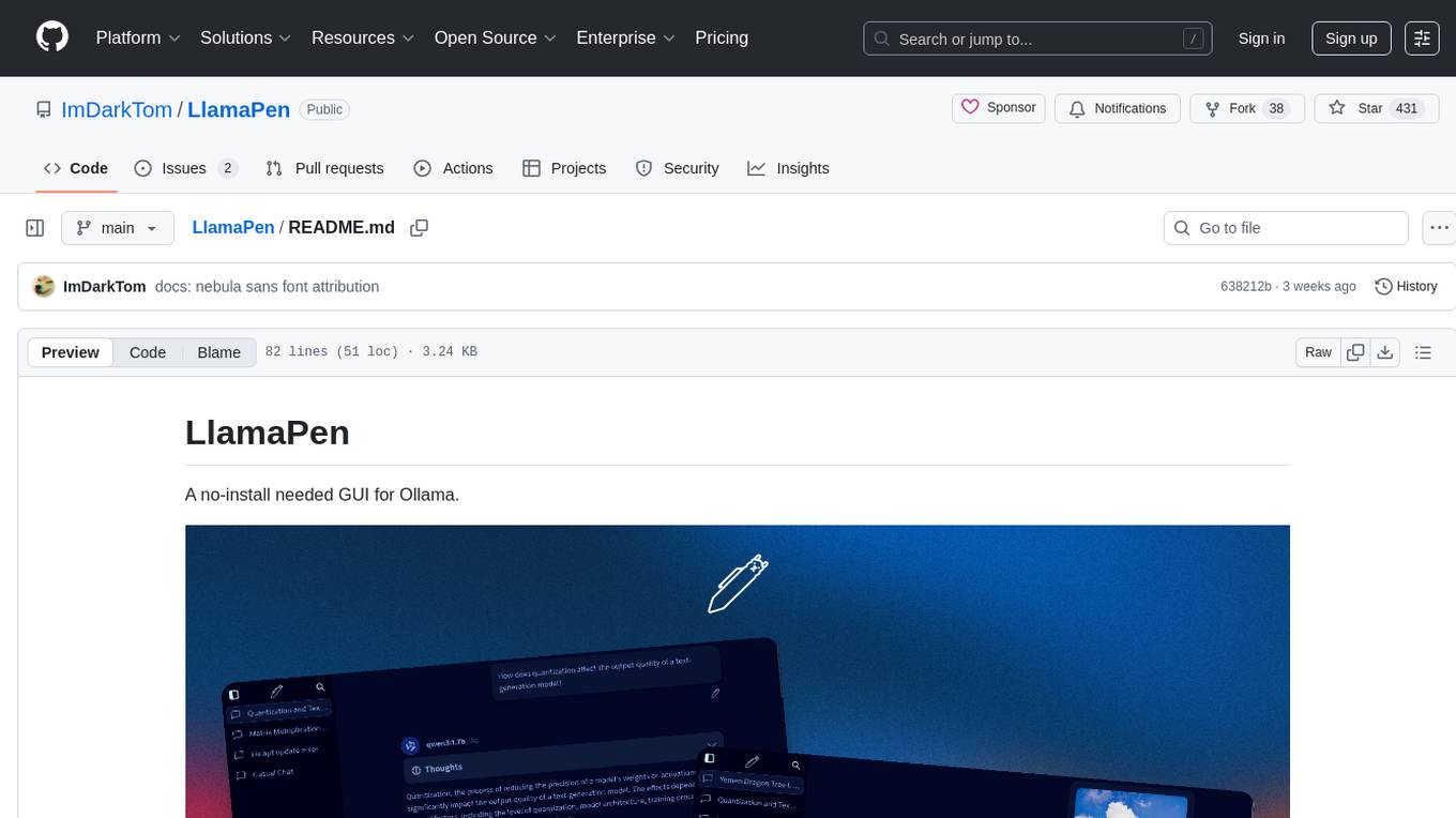 LlamaPen Screenshot