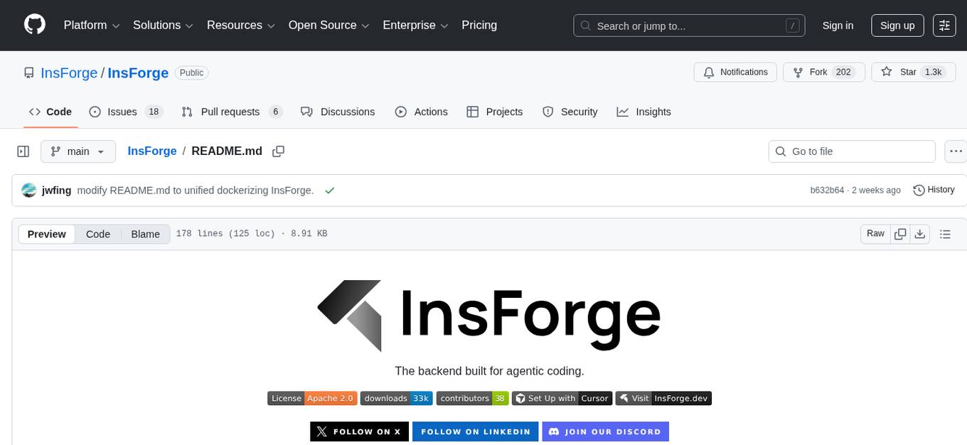 InsForge Screenshot