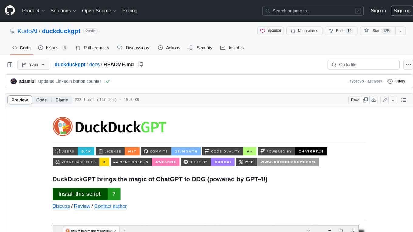 duckduckgpt Screenshot